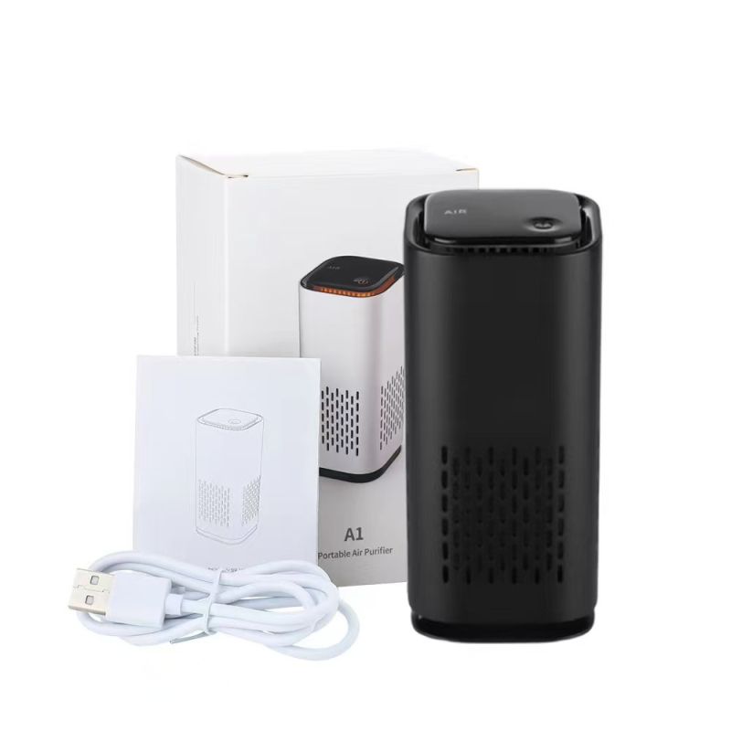 Automobilski pročišćivač zraka za uklanjanje formaldehida, USB napajanje, niski buka ≤36 dB, protok zraka 50 m³/h, HEPA + kompozitni filtar, za vozila, do 10 m²
