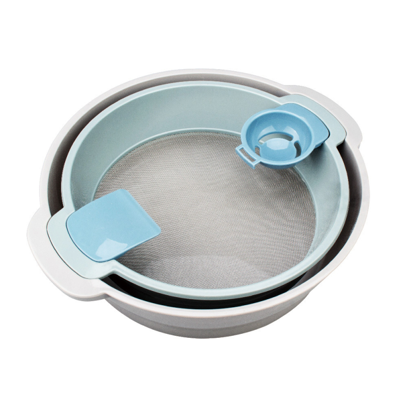 Višenamjenski set sita za brašno za kućnu pečenje s odvajačem bjelanjka i spatulom, marka Jumei Kitchen Counter