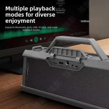A22 Bluetooth Karaoke Zvučnik za vanjsku upotrebu, 60W, prenosni, visok volumen, dugotrajna baterija