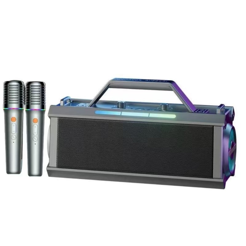 A22 Bluetooth Karaoke Zvučnik za vanjsku upotrebu, 60W, prenosni, visok volumen, dugotrajna baterija
