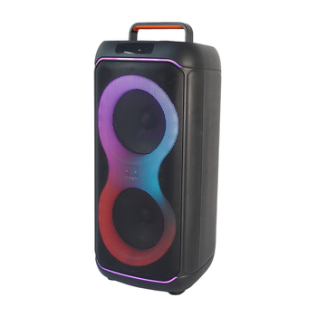Prijenosni Bluetooth zvučnik za vanjsku upotrebu i karaoke, 2 zvučnika, 40 W, Bluetooth 5.0, ugrađena baterija 2000–4000 mAh