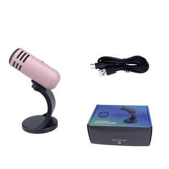 U30 kondenzatorski mikrofon za stolno računalo – USB kabel, 20 Hz–20 kHz, SNR ≥60 dB, omnidirekcijski, za igranje/streaming