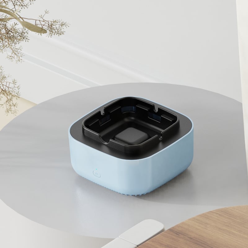 Stolni pročišćivač zraka s negativnim jonima, uklanja mirise i dim, USB punjenje, protok zraka 50 m³/h, buka <36 dB, pogodan za do 10 m²