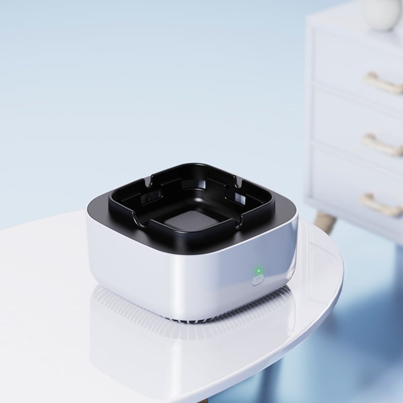 Stolni pročišćivač zraka s negativnim jonima, uklanja mirise i dim, USB punjenje, protok zraka 50 m³/h, buka <36 dB, pogodan za do 10 m²