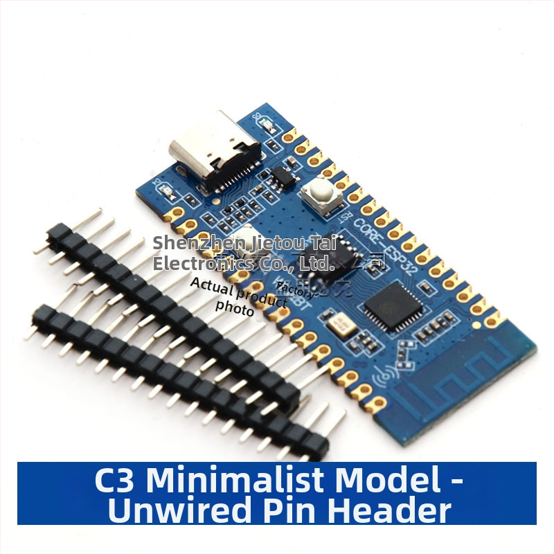 ESP32-C3 vývojová doska – jadrová doska na overenie funkcie ESP32-C3 čipu, 2,4 GHz WiFi a Bluetooth modul