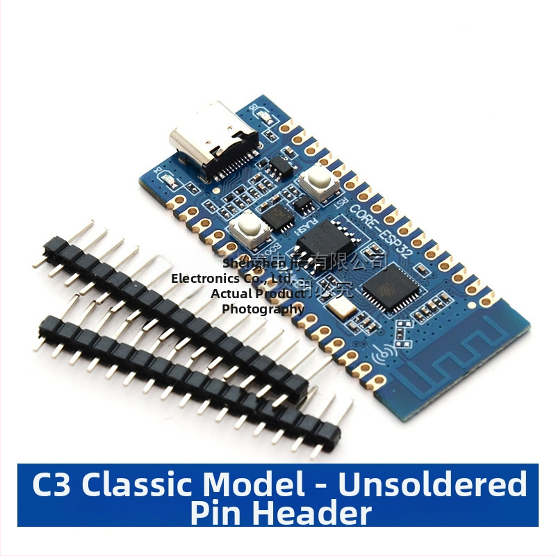 ESP32-C3 vývojová doska – jadrová doska na overenie funkcie ESP32-C3 čipu, 2,4 GHz WiFi a Bluetooth modul