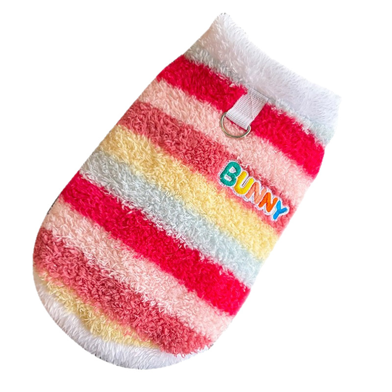 Облекло за домашни любимци за четири крака с флисово подплата, полиестер, INS стил, зимно-есенен сезон, универсално