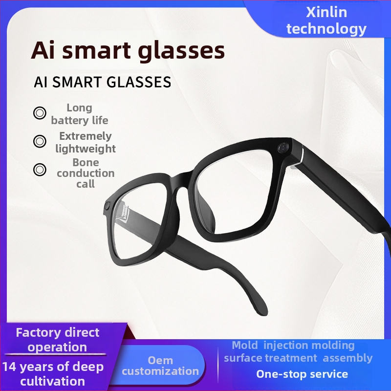 AI inteligentné okuliare: 4K stabilizované video, Bluetooth až 10 m, ovládanie dotykom a hlasom, preklad v reálnom čase