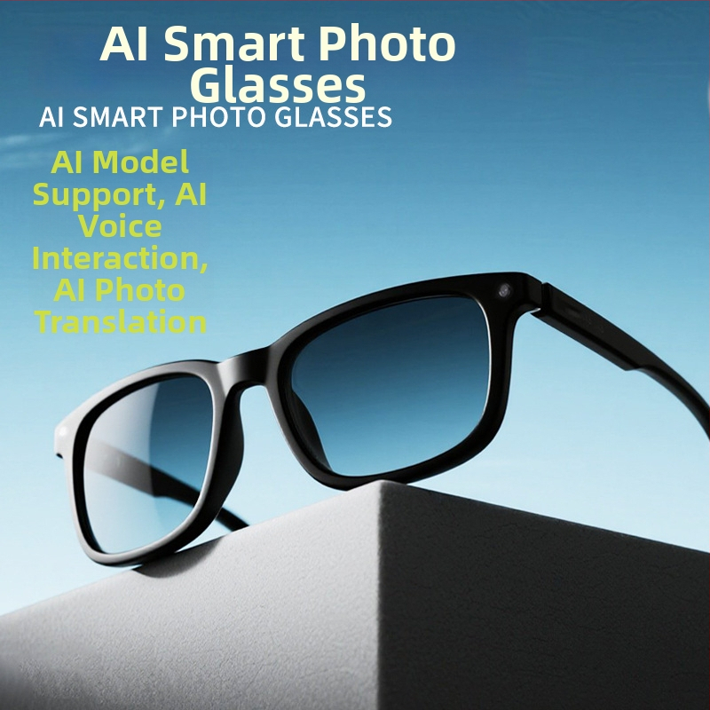 AI inteligentné okuliare: 4K stabilizované video, Bluetooth až 10 m, ovládanie dotykom a hlasom, preklad v reálnom čase
