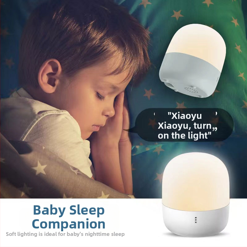 Inteligentná nočná lampička s offline hlasovým ovládaním a ovládaním domácich spotrebičov