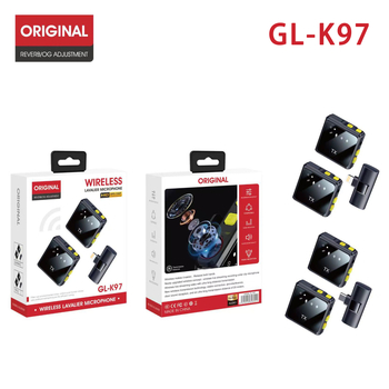 R9 vezeték nélküli lapel mikrofon élő közvetítéshez – 2 csatornás, omnidirekcionális, Bluetooth 5.0, 20Hz-20kHz, beépített akkumulátor