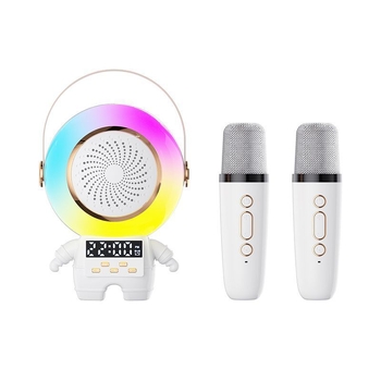 Bluetooth zvučnik s mikrofonom, Astronaut Karaoke za kućnu i vanjsku upotrebu, 5W, Bluetooth 5.3, 40Hz–20kHz, domet 20m, ugrađena baterija 500–800mAh