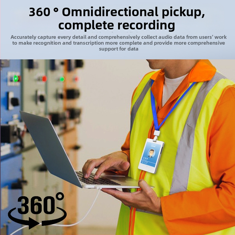 4G inteligentná identifikačná visačka so záznamom hlasu a Beidou GPS lokalizáciou (Windows, 4G nahrávanie, dosah 1,5–4 m, ABS)