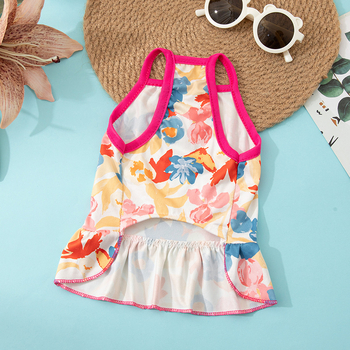 Лятна пола с презрамки за домашни любимци (за кучета и котки) — полиестер, облекло за животни, стил: Друг, категория: пола