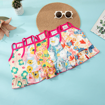 Лятна пола с презрамки за домашни любимци (за кучета и котки) — полиестер, облекло за животни, стил: Друг, категория: пола