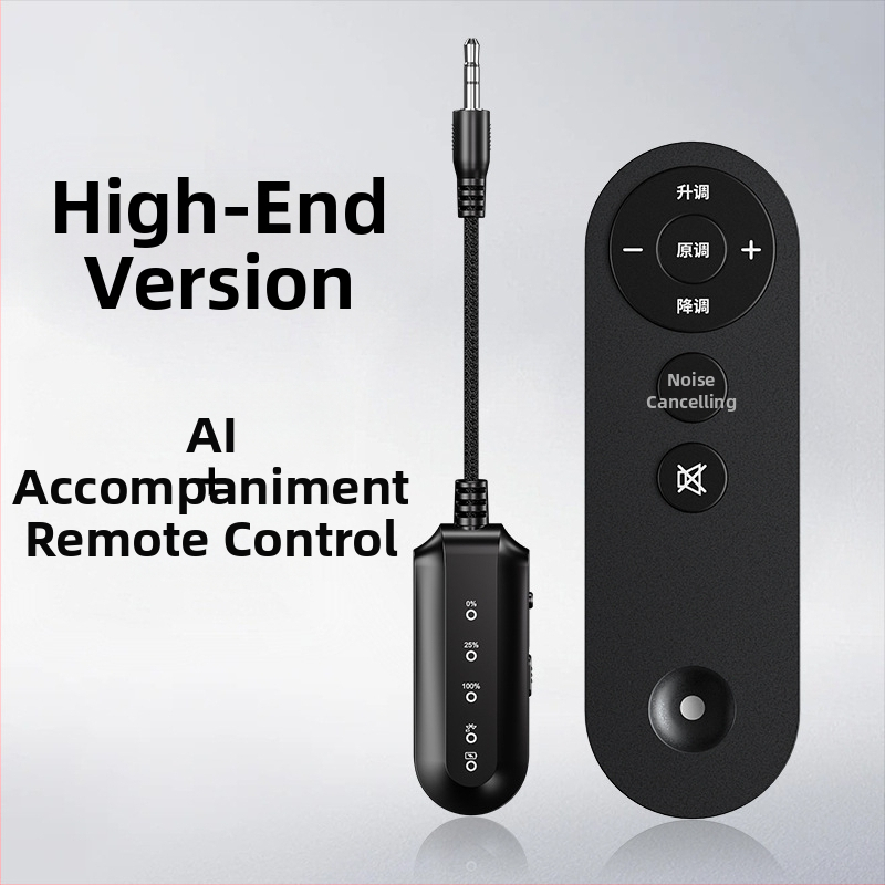 AI nástroj na odstránenie vokálu a sprievodu, model K300, podpora Bluetooth, bezdrôtový dosah 20 m, prevádzka: káblová aj bezdrôtová, plastové puzdro