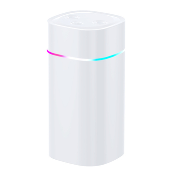 Υγραντήρας αέρα με διπλά ακροφύσια ψεκασμού, μεγάλης ποσότητας ομίχλης, τροφοδοσία USB, δεξαμενή 0,5–1 L, κατάλληλος για 31–40 τ.μ.