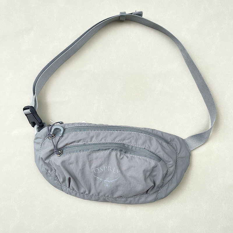 Спортна поясна чанта, еднотонен дизайн (Oxford плат; подплата: найлон; унисекс)