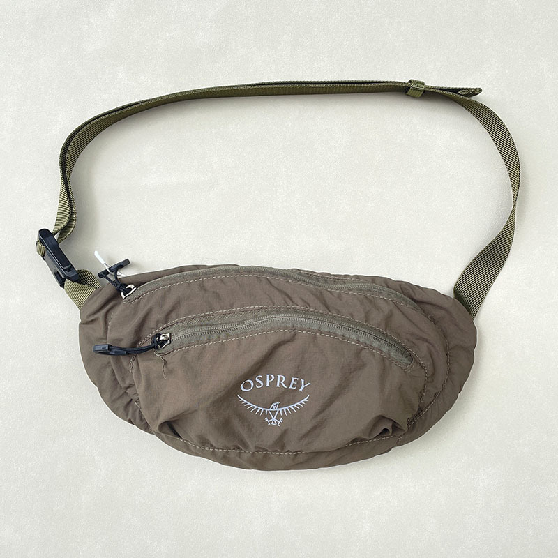 Спортна поясна чанта, еднотонен дизайн (Oxford плат; подплата: найлон; унисекс)