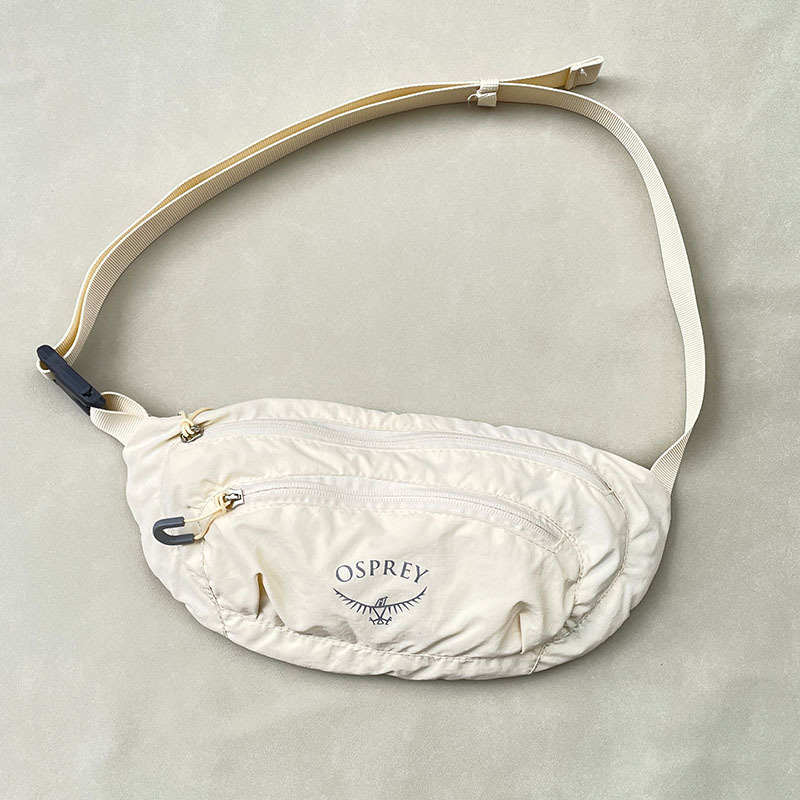 Спортна поясна чанта, еднотонен дизайн (Oxford плат; подплата: найлон; унисекс)