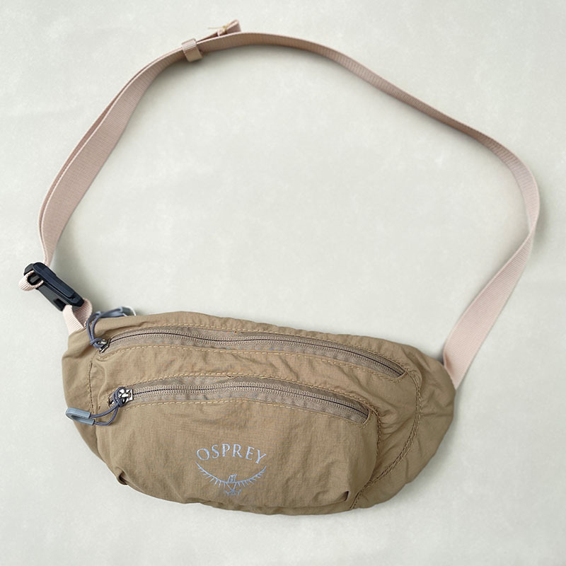 Спортна поясна чанта, еднотонен дизайн (Oxford плат; подплата: найлон; унисекс)