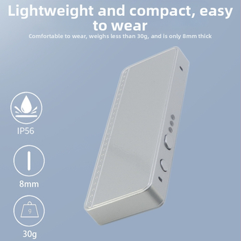 WiFi inteligentný odznak, štíhly a kompakt, s dlhým neprerušovaným záznamom — umelá inteligencia, Windows OS, Bluetooth, pripojenie WiFi k routeru, dosah 1,5–4 m; funkcie: sémantická analýza, spracovanie reči, rozdelenie rolí.