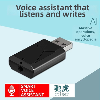 USB AI prevodnik s prepoznavanjem glasa, model x03, bez operativnog sustava, Bluetooth nije podržan, ABS kućište, bežični domet 3 m