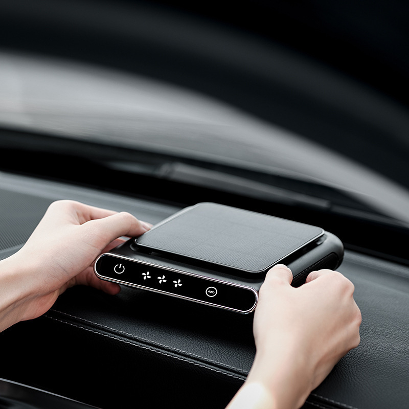 Solarni automobilni pročišćivač zraka s negativnim ionima, model G1, 5W, ulaz 5V, 5 milijuna iona, pogodan za 10-20 m²