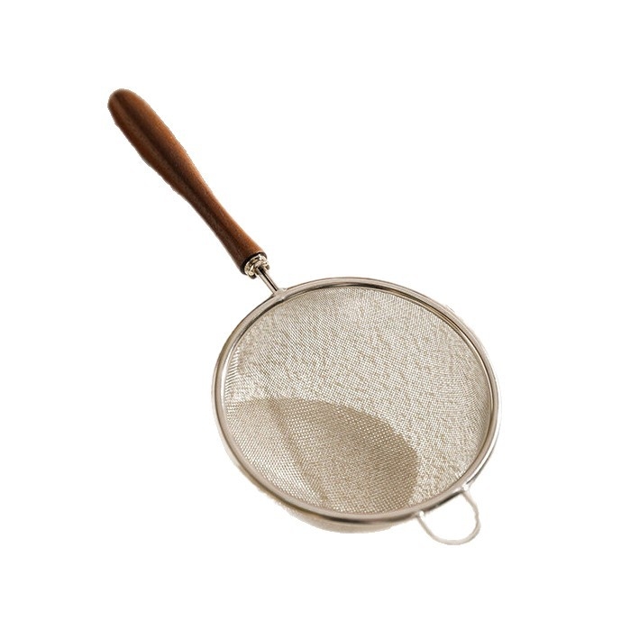 Sivă pentru făină cu plasă ultra-fină din oțel inoxidabil 304, filtru multipurpose pentru piure de bebeluși, GF-6844, design modern minimalist