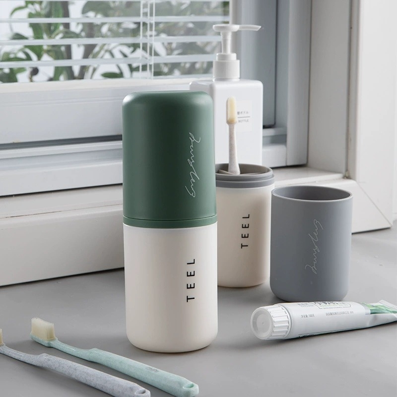 Putni set za četkicu za zube s kutijom za pohranu, prenosni držač za četkicu, unisex putni set njege usta (Plastični; Nije uvezen; Bez marke)