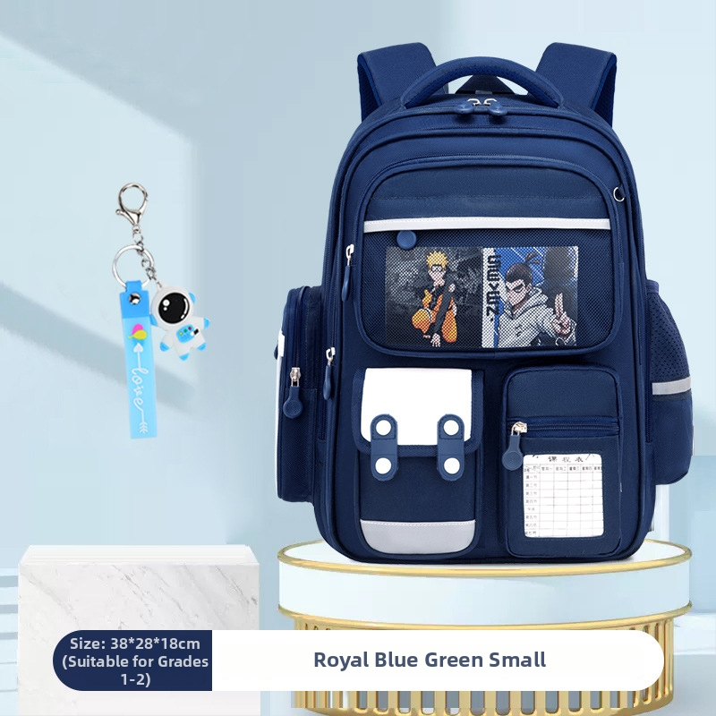 Könnyű gyerek iskolai hátizsák gerincvédlemmel, lélegző Oxford anyag, vízálló, száraz-nedves elkülönítés, 1–6. osztályos általános iskolásoknak