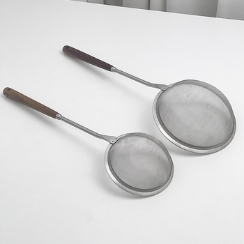 Sită de făină Jia Dian – Oțel inoxidabil 304, Plasă adâncă, Walnut Deep Mesh Leak, Stil Chinez Nou