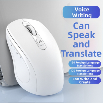 Mouse optic fără fir cu interfață USB, 2.4G/Bluetooth, 1200dpi, 6 butoane, design ergonomic