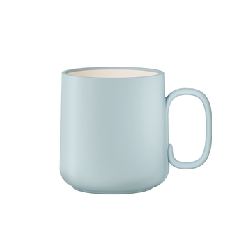 Fogkefés pohár két színű dizájnal, vastag műanyag, élelmiszer-biztonságos, ütésálló, 1 db