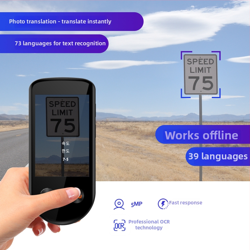 V600S AI prevoditelj jezika - 137 jezika, offline prijevod i prijevod fotografija, Android operativni sustav, Bluetooth