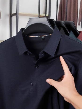 Košula — vunena mješavina 31–50% — dugi rukav — ovratnik lapel — uski kroj