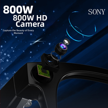 Smart okuliare G-300 s 8MP kamerou, 32GB pamäťou, na hlave nositeľné, ovládanie dotykom a tlačidlami, batéria 220