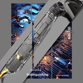 Smart okuliare G-300 s 8MP kamerou, 32GB pamäťou, na hlave nositeľné, ovládanie dotykom a tlačidlami, batéria 220