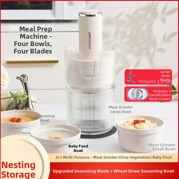 Viacúčelový kuchynský procesor s funkciou detskej stravy, objem 1-3 L, rýchlosť motora 10000-19999 rpm, napätie 111-240 V, mechanické ovládanie