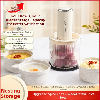 Viacúčelový kuchynský procesor s funkciou detskej stravy, objem 1-3 L, rýchlosť motora 10000-19999 rpm, napätie 111-240 V, mechanické ovládanie