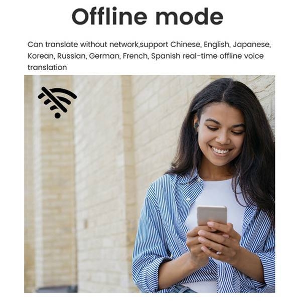 B11 pametne slušalice za prijevod, real-time višeznačni prijevod, bežične Bluetooth slušalice, dvosmjerni prijevod