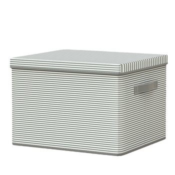 Κουτί αποθήκευσης ρούχων, μη υφαντό ύφασμα, 30–40 λ, αναδιπλούμενο, καπάκι, για ντουλάπα