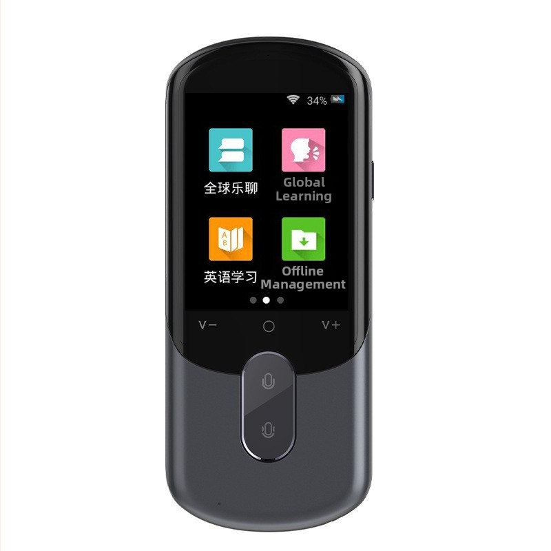 Inteligentný prekladač – model F4A, Android OS, Bluetooth, dosah 10 m, ovládanie tlačidlom a dotykovým displejom