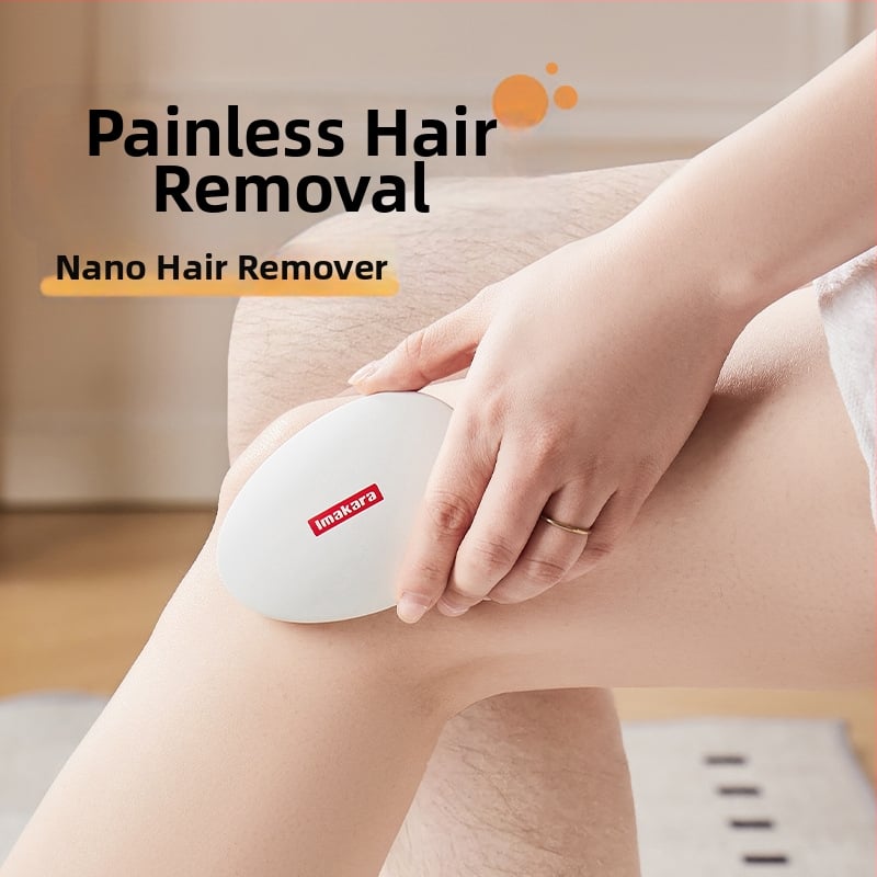 Kézi nanoüveg szőrtelenítő a testhez, fájdalommentes, uniszex, ABS + nano üveg, nedves és száraz használatra, 95 g