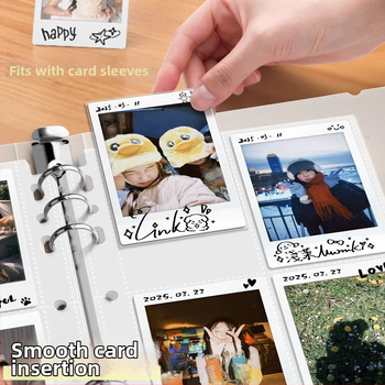 Good Polaroid fotoalbum s odnímateľnými listami, PP obal, vrecká 4×9, tlač loga k dispozícii, prispôsobenie