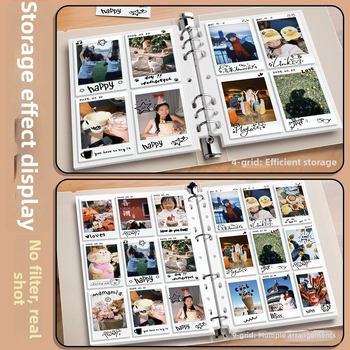 Good Polaroid fotoalbum s odnímateľnými listami, PP obal, vrecká 4×9, tlač loga k dispozícii, prispôsobenie