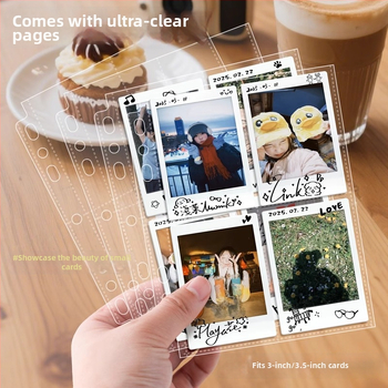 Good Polaroid fotoalbum s odnímateľnými listami, PP obal, vrecká 4×9, tlač loga k dispozícii, prispôsobenie