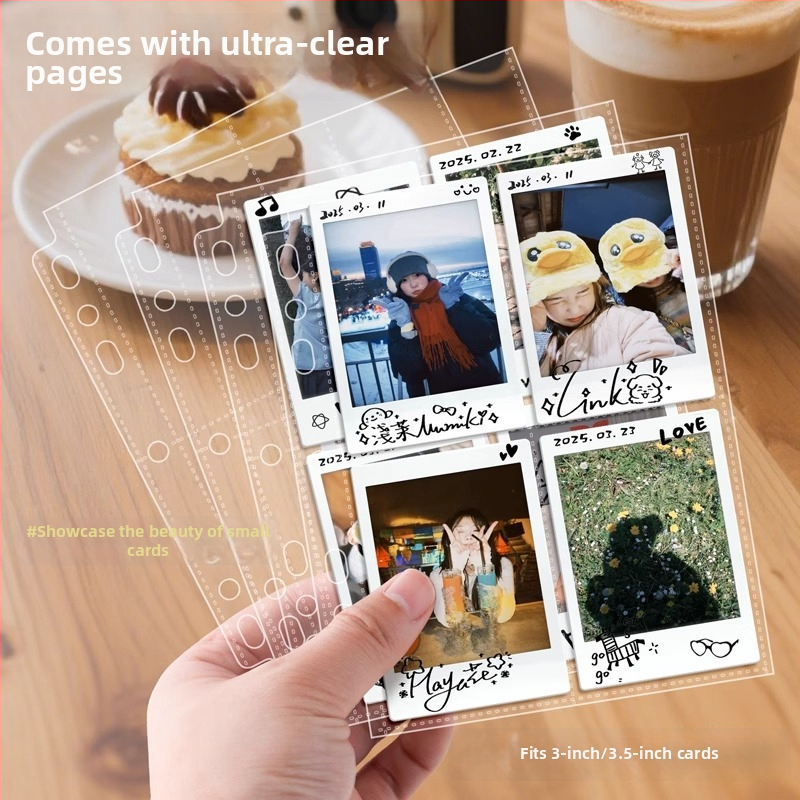 Good Polaroid fotoalbum s odnímateľnými listami, PP obal, vrecká 4×9, tlač loga k dispozícii, prispôsobenie