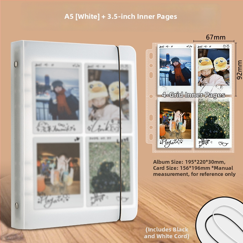 Good Polaroid fotoalbum s odnímateľnými listami, PP obal, vrecká 4×9, tlač loga k dispozícii, prispôsobenie