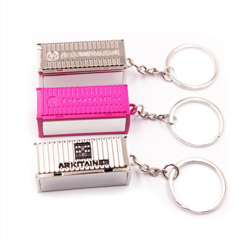 Breloc din aliaj de zinc, model dreptunghiular de camion, design modern minimalist